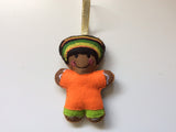 Jamaican Rasta Gingerbread Man Decoration