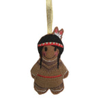 Native American Female Gingerbread Decoration