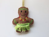 Hula Dancer (Man) Gingerbread Man Decoration