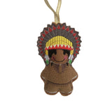 Native American Gingerbread Man decoration