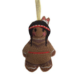 Native American Female Gingerbread Decoration