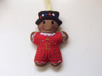 Beefeater Soldier Gingerbread Man Decoration