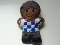 Jockey Gingerbread Man Decoration