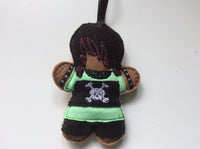 Goth Boy Gingerbread Man Decoration