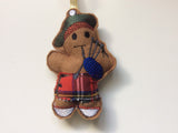 Tartan Kilt Gingerbread Man Decoration