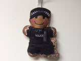 Police Dog Handler Gingerbread Man Decoration