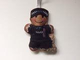 Police Dog Handler Gingerbread Man Decoration