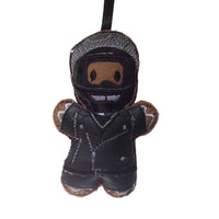 Biker Gingerbread Man Christmas Decoration