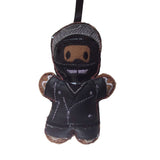 Biker Gingerbread Man Christmas Decoration