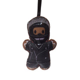 Biker Gingerbread Man Christmas Decoration