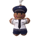 Pilot (Shirt) Gingerbread Man Decoration