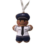 Pilot (Shirt) Gingerbread Man Decoration