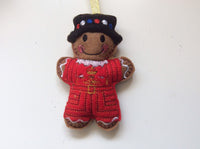 Beefeater Soldier Gingerbread Man Decoration