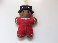 Beefeater Soldier Gingerbread Man Decoration