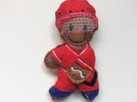 Ice Hockey Player Gingerbread Decoration