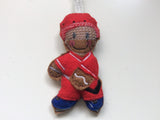 Ice Hockey Player Gingerbread Decoration