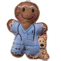 Veterinarian Gingerbread Man Decoration