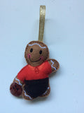 Ten Pin Bowling Gingerbread Man Decoration