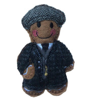 1920s Gangster Gingerbread Man Decoration