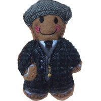 1920s Gangster Gingerbread Man Decoration