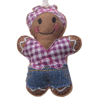 Rock 'n' Roll Gingerbread Girl Decoration