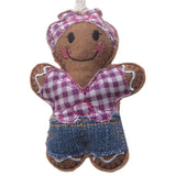 Rock 'n' Roll Gingerbread Girl Decoration