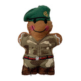 Royal Marine Commando Soldier Gingerbread Man Decoration