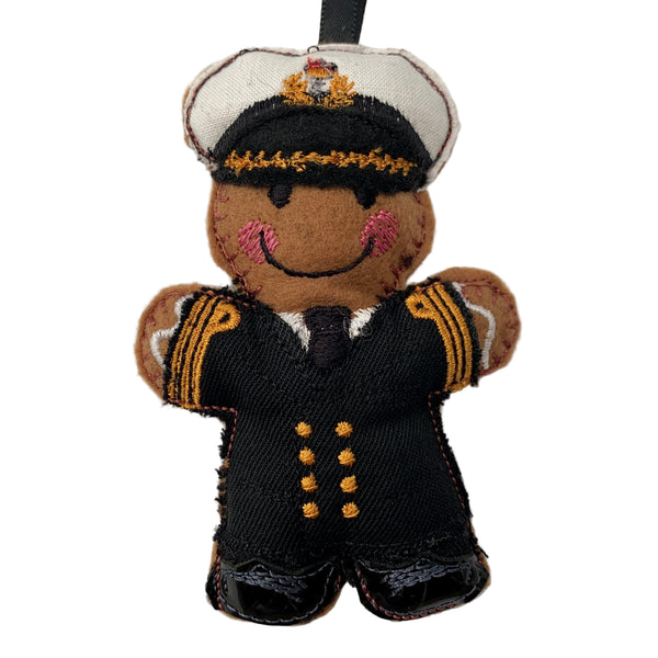 Royal Navy Commander Military Christmas Ornament.