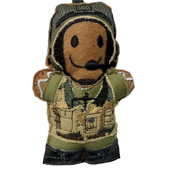 Royal Navy Pilot Gingerbread Man Decoration.