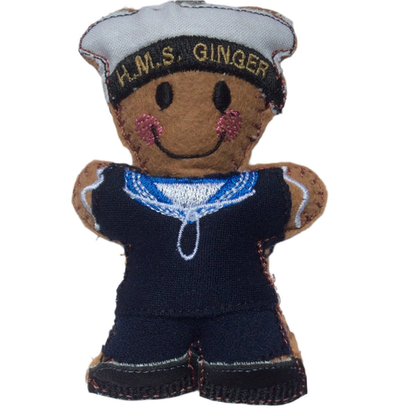 Personalised Sailor Gingerbread Man Decoration